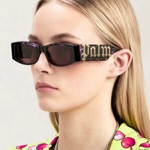 New, PALM ANGELS Sunglasses Angel PERI007 3464 Authentic